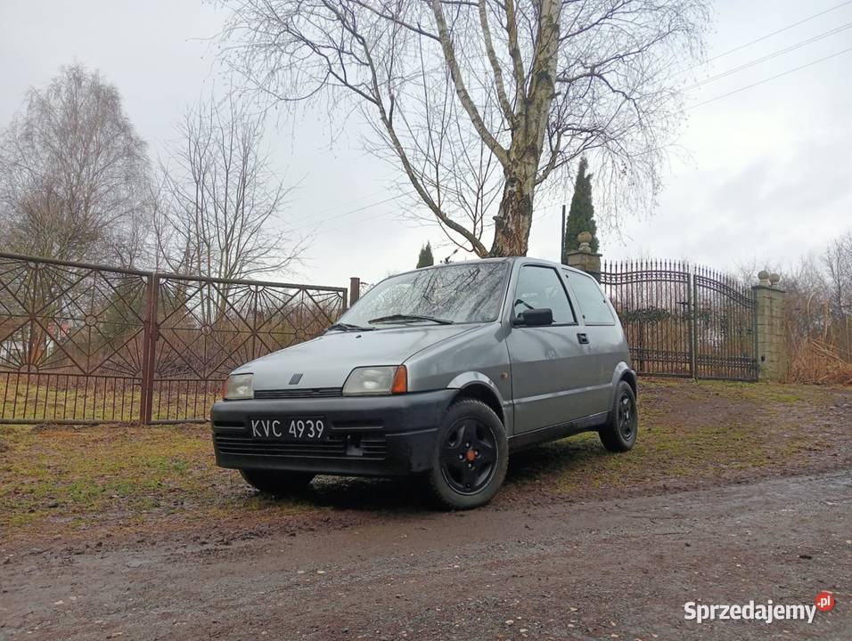 Fiat Cinquecento 900 1996r Czarne Blachy