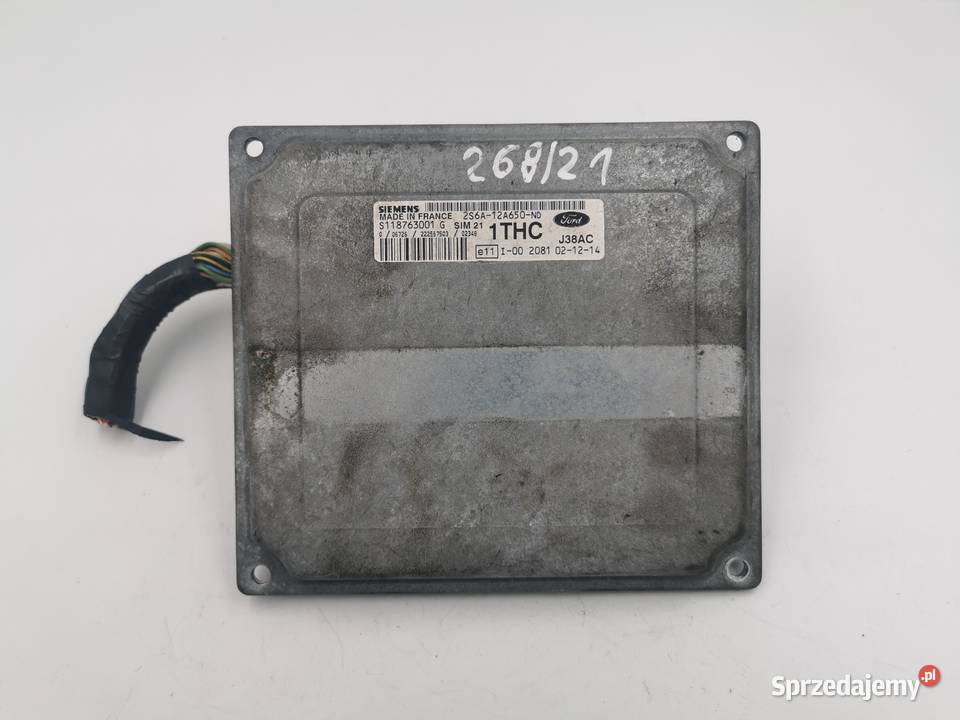 Sterownik Silnika Ford Fiesta MK6 13 osobowe mazowieckie