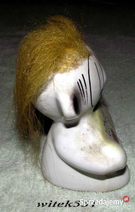 PIĘKNY PORCELANOWY KOLOROWY PAJACYK BŁYSZCZĄCY Stalowa Wola