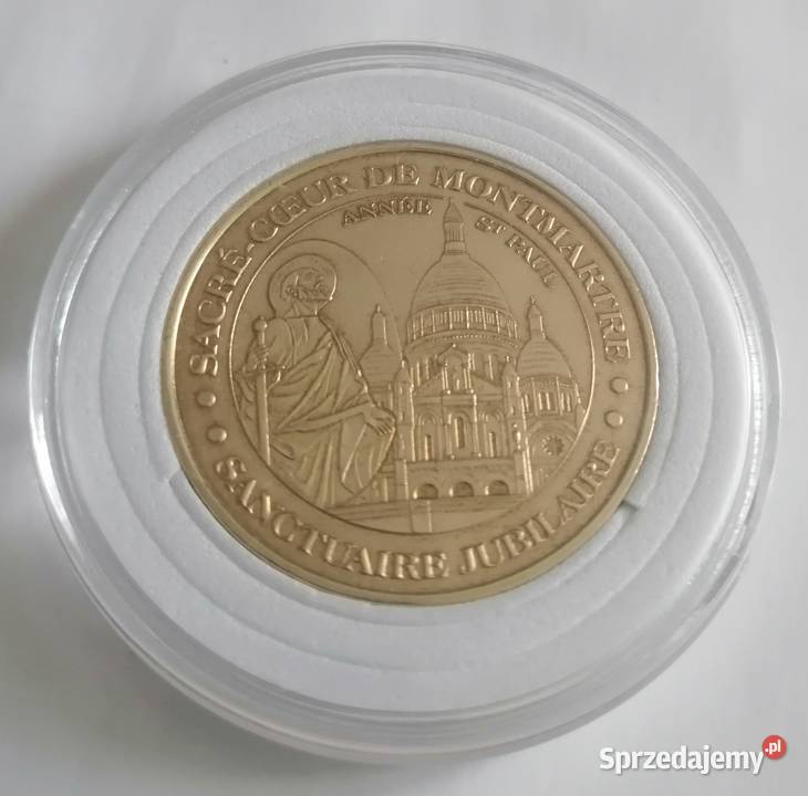 Medal Bazyliki SacrCoeur Montmartre Gdynia