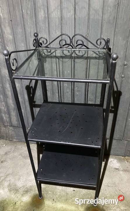 metalowa etażerka stojak kwietnik stolik ikea Kraków