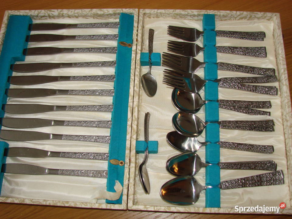 Flower Garden Japan sztućce PRL pomorskie Pruszcz Gdański