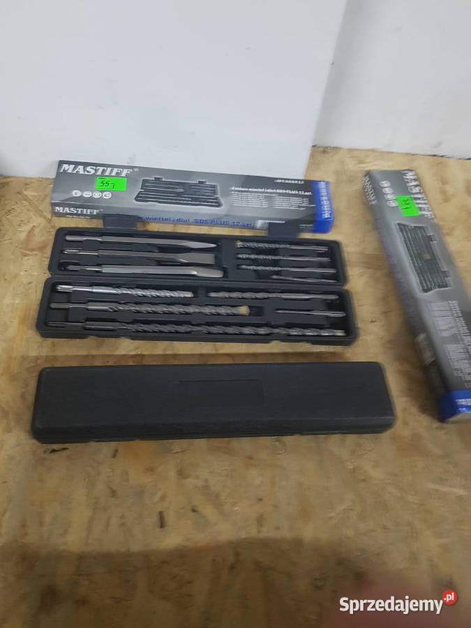 MASTIFF Zestaw wierteł i dłut SDS PLUS 12 Głogowa sprzedam