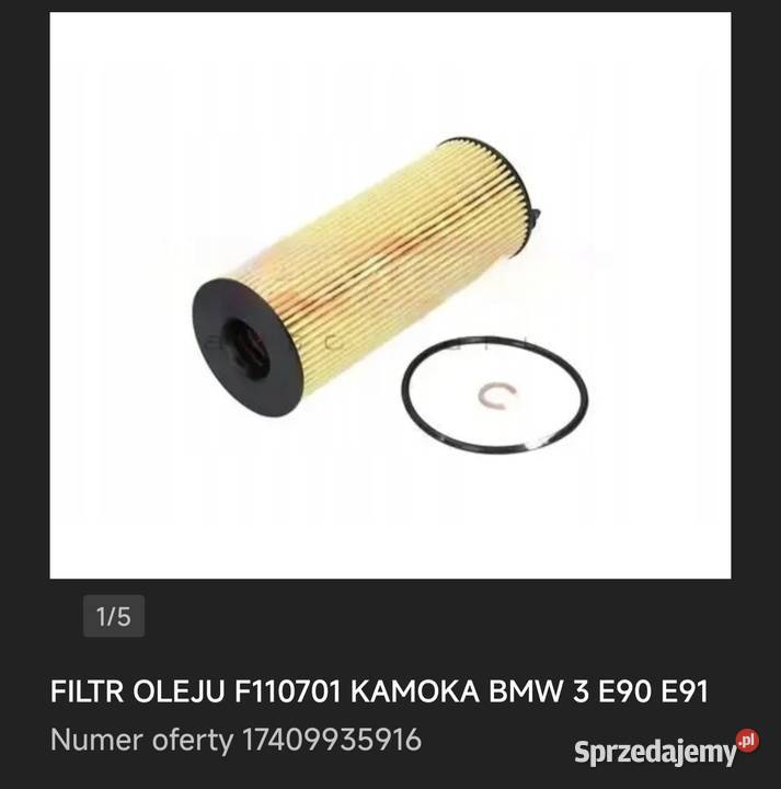 Zestaw filtrów BMW E91 N47 diesel osobowe Kraków