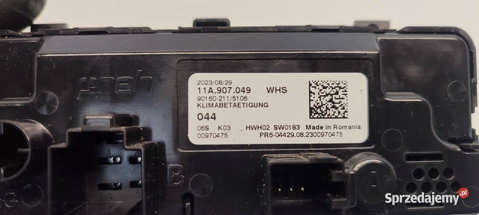 SEAT TARRACO VW TIGUAN II PANEL KLIMATYZACJI TYŁ osobowe