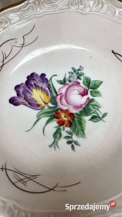 Salaterka Miseczka Ręcznie malowana Porcelana i szkło pomorskie Gdańsk