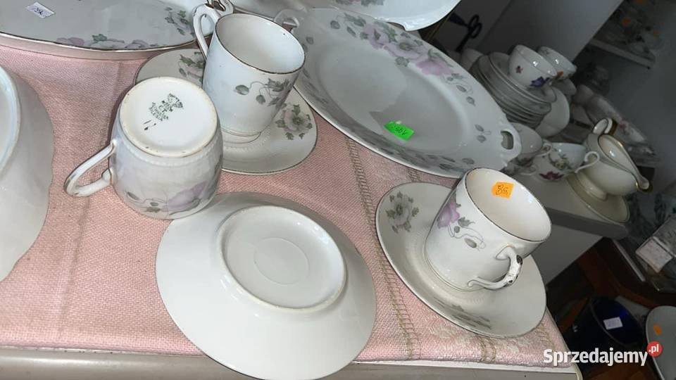 Filiżanka z talerzykiem C T Altwasser Silesia Porcelana i szkło