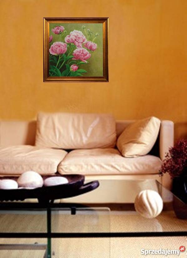 Obraz olejny Piwonie lubelskie Lublin