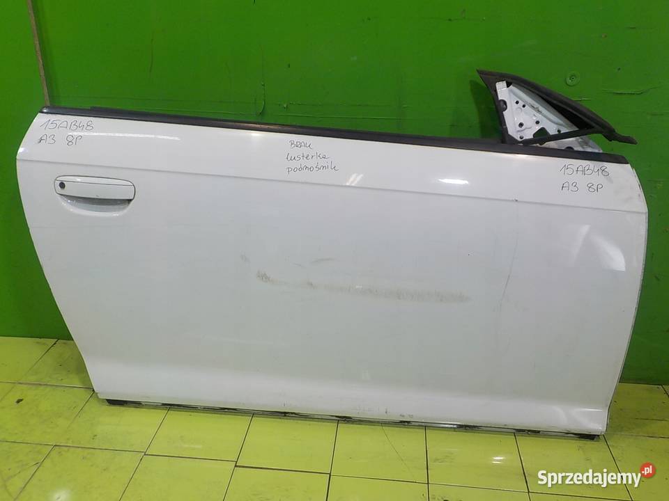 AUDI A3 8P II LIFT 09r CABRIO 2D drzwi prawe osobowe Suków