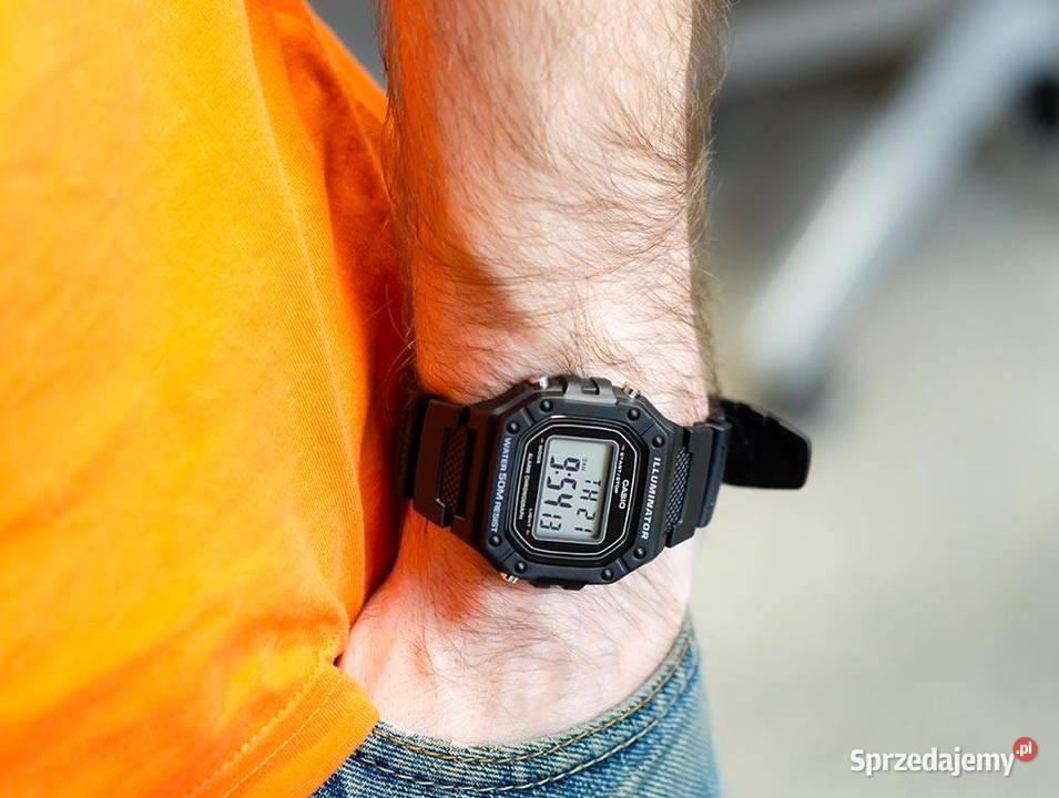 CASIO ZEGAREK MĘSKI CASIO W218H1AVEF kolor Zegarki Radom