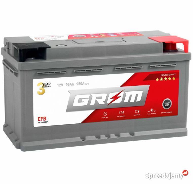 Akumulator GROM EFB 95Ah START STOP Zakopane sprzedam
