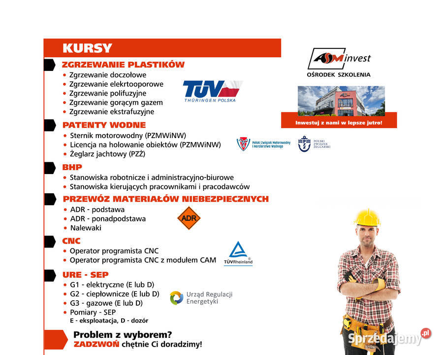 UPRAWNIENIA UDT kurs na wózki widlaki suwnice Częstochowa