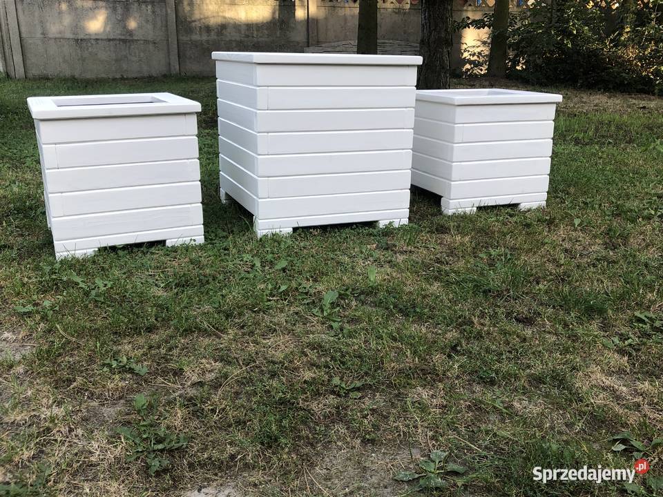 Donicedoniczki drewnianeogrodowe pod wymiar Dom i Ogród Kalisz sprzedam