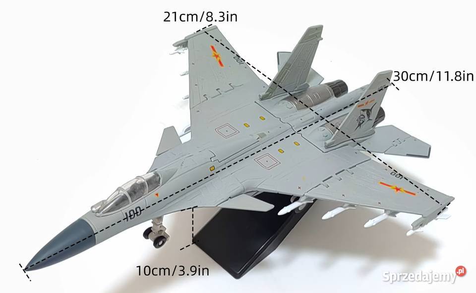 Samolot Shenyang J15 Diecast Skala 172 Milanówek