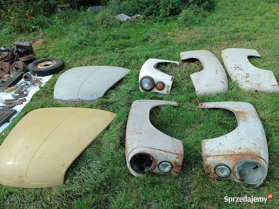 Pakiet części Syrena błotniki maska silniki Głogów Małopolski sprzedam