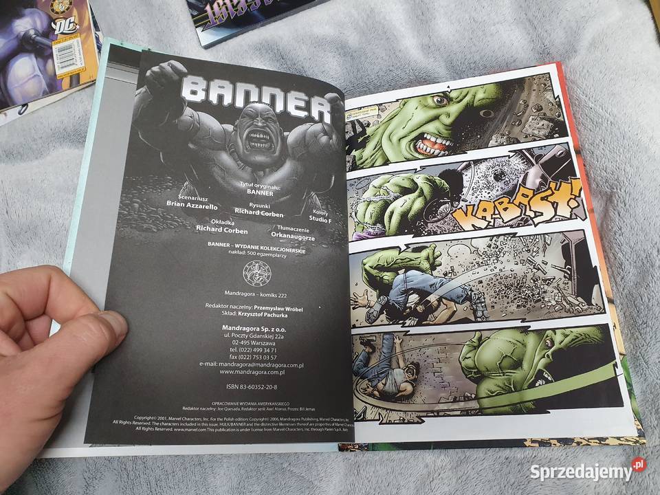 Banner wydanie zbiorcze Mandragora 2006 MARVEL pomorskie Gdynia