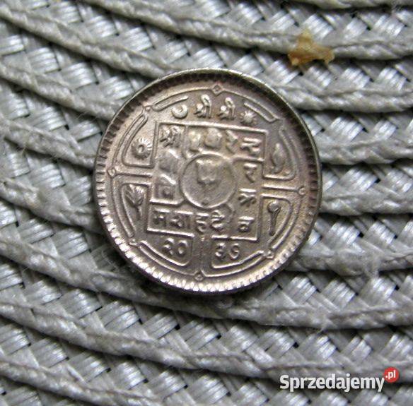 Nepal 25 Pajs 1982r Mniejsza Średnica Antyki, Sztuka, Kolekcje wielkopolskie Kalisz sprzedam