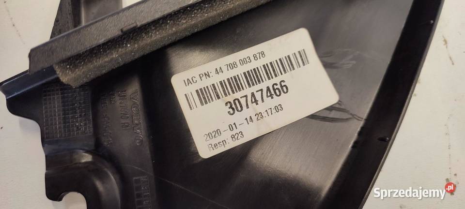 VOLVO V60 2020 RAMKA SZYBY PRAWY PRZÓD 30747470