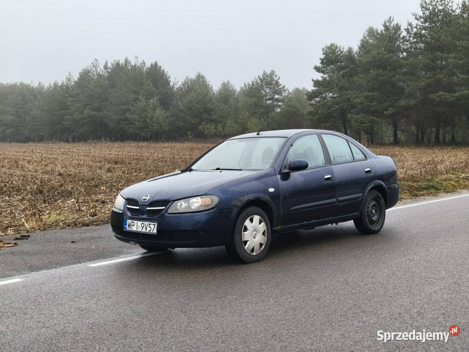 Nissan Almera 2006r 15 Benzyna Sedan Tanio Rok produkcji 2006 Warszawa sprzedam