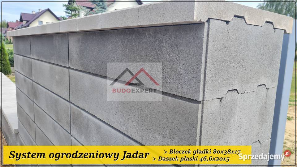 Ogrodzenie modułowe JADAR pustak bloczek gładki Pozostałe podkarpackie Gorzyce