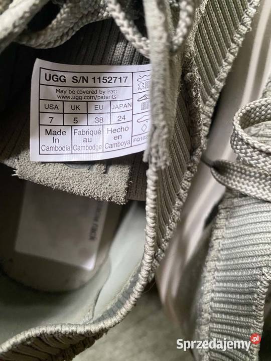 Sportowe buty na 38 noweszaro zielone skóra Warszawa