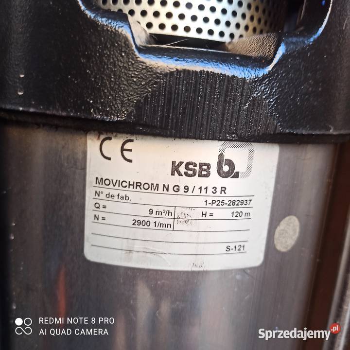 Pompa KSB Nowy Tomyśl