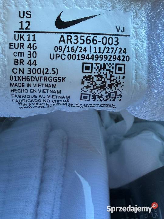 Nike SHOX LT EU46 30 Triple White N O W O Ś Ć Warszawa