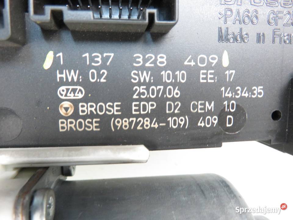 PODNOŚNIK SZYBY PRAWY PRZEDNI CITROEN C6