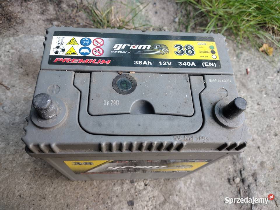 Akumulator Grom Premium 38Ah Matiz Sieniawa