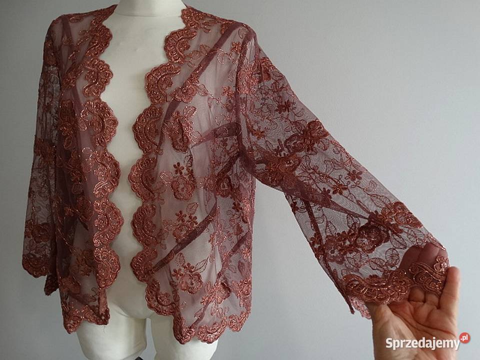 Marynarka Narzutka Blezer Zdobiona Tiul Haft Marynarki i żakiety Łomża