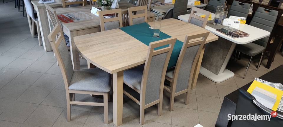 Zestaw stołowy Stół + 6 krzeseł