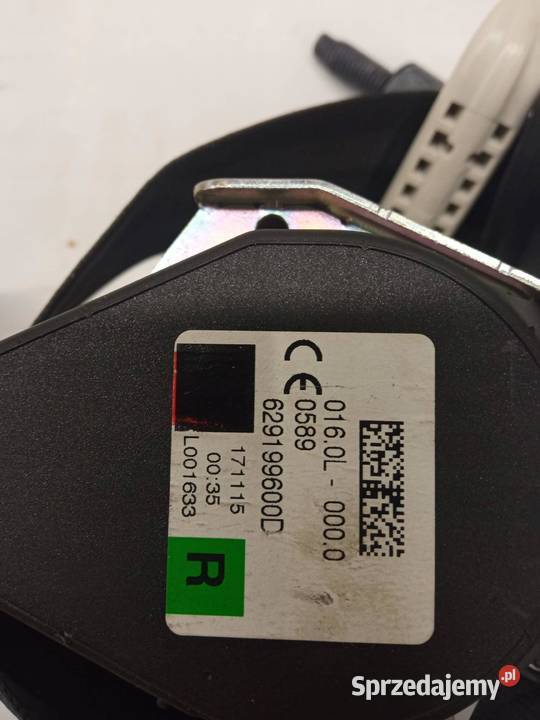 PAS BEZPIECZEŃSTWA PRAWY TYŁ II RZĄD