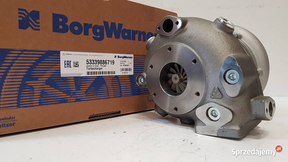 Nowa turbosprężarka BorgWarner 53339886719 ciężarowe Turbosprężarki Siedlce