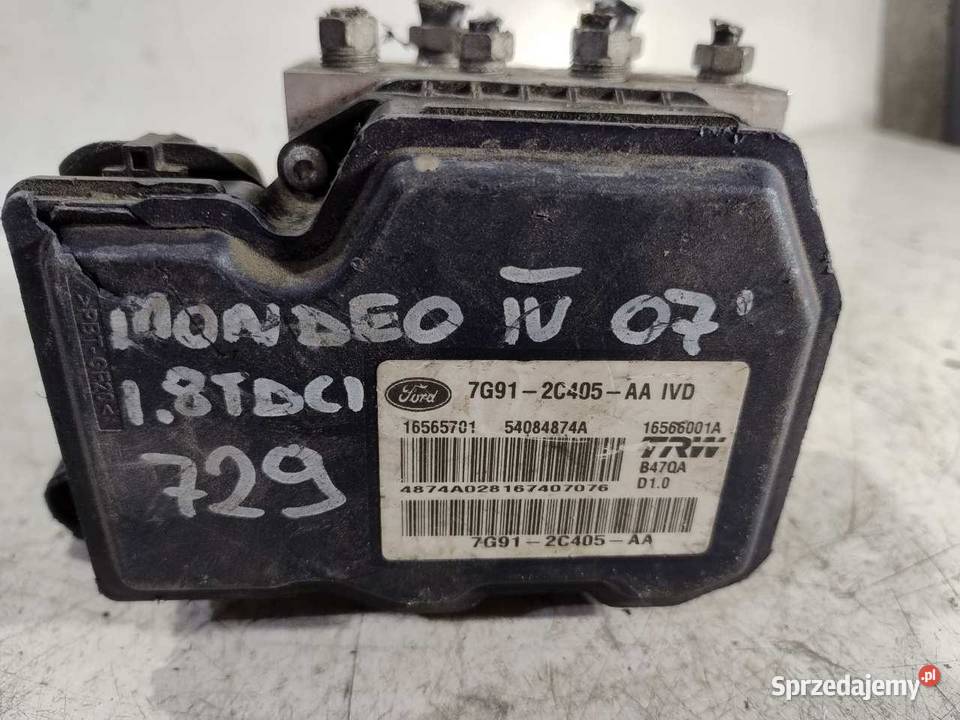 POMPA HAMULCOWA ABS MK4 18 TDCI 7G912C405AA sprzedam