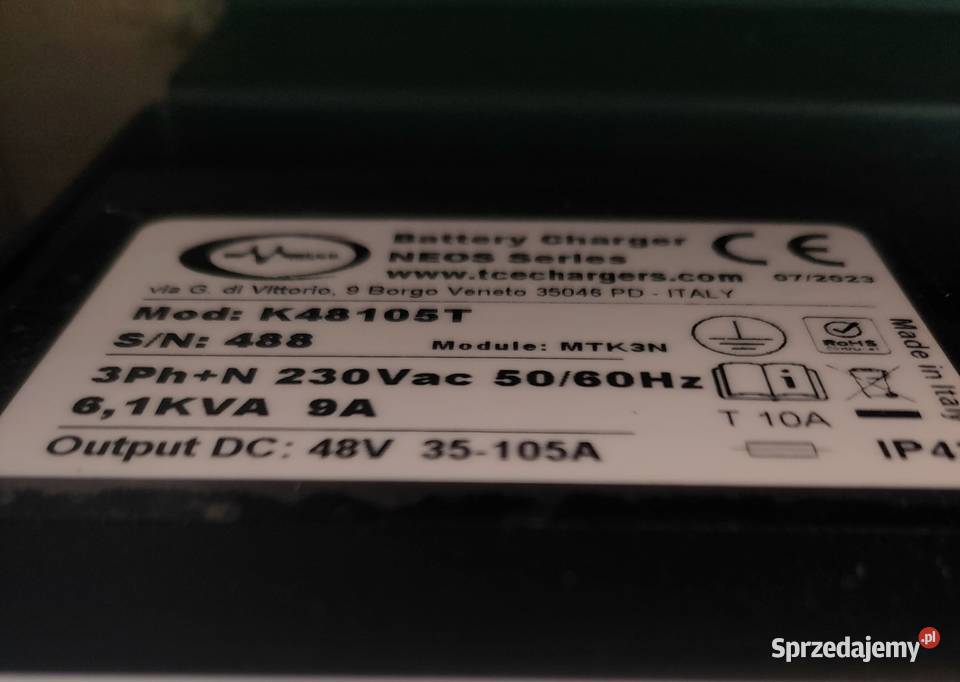 Prostownik HF NEXT 48V 105A 400V mazowieckie Otwock