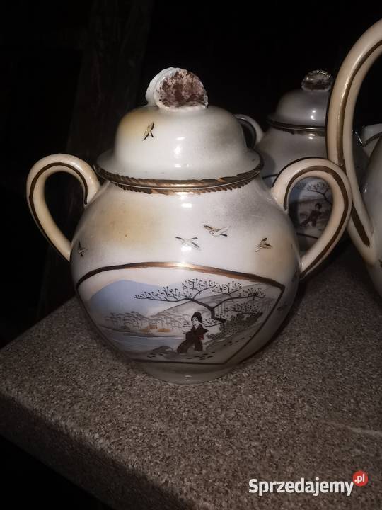 Piękny japoński zestaw do herbaty Nowy Tomyśl