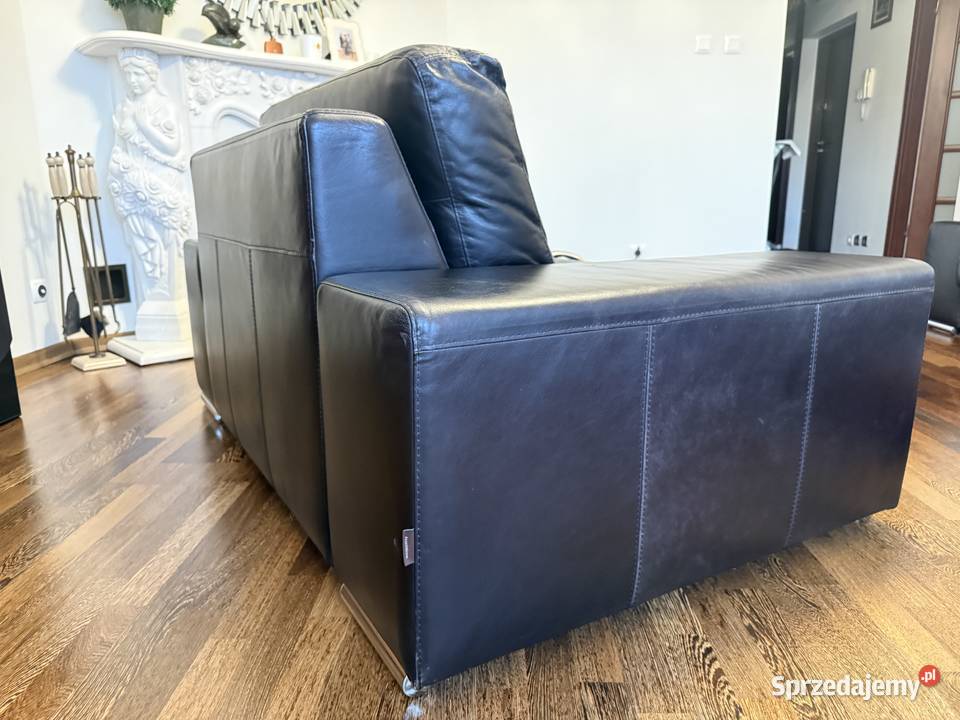 Skórzany wypoczynek z AlmiDecor sofa 240 fotel Komplety wypoczynkowe Płock sprzedam