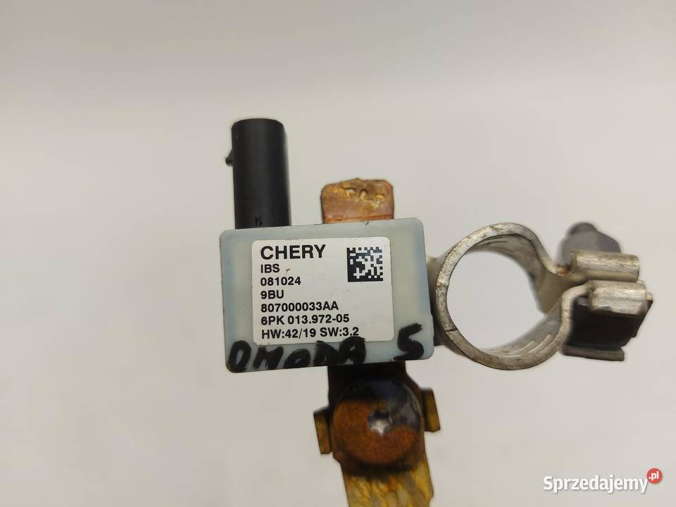 Chery Omoda 5 2024r klema masa akumulatora moduł dolnośląskie