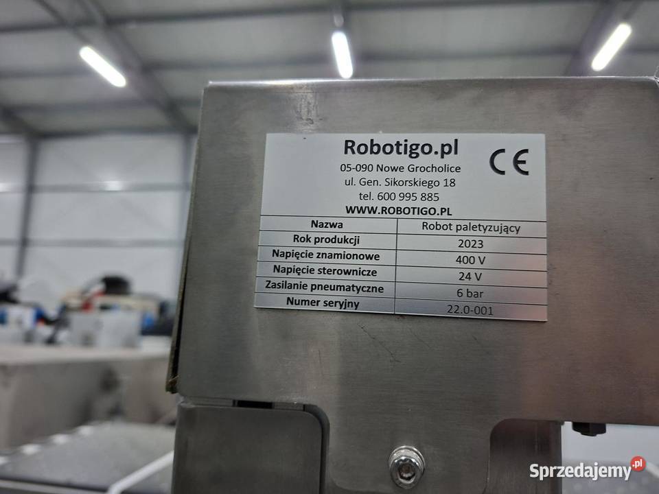 ROBOTIGO robot paletyzujący z transporterem 2700 Warszawa