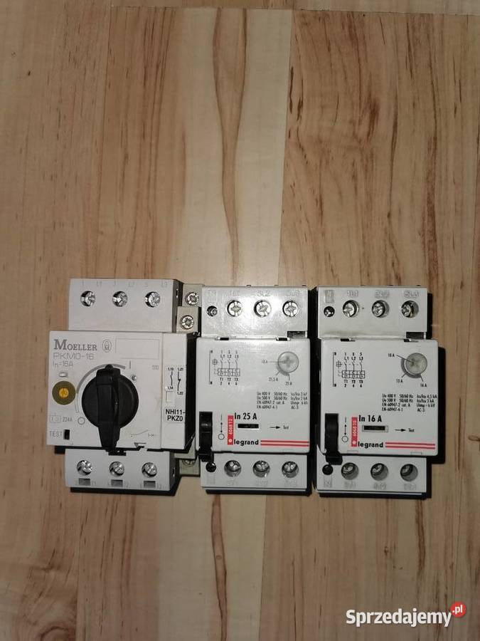 Wyłączniki silnikowe 3fazowe termiczne i Kiełczów