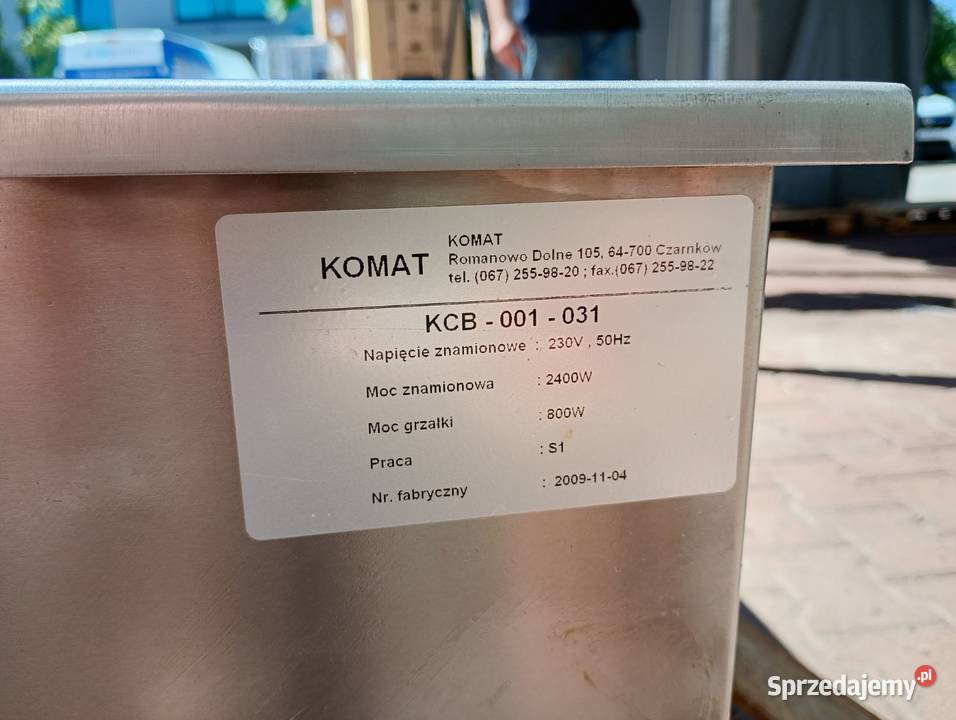 Wanna bemarowa 3X GN 11 Komat KCB001 031 z Wrocław sprzedam