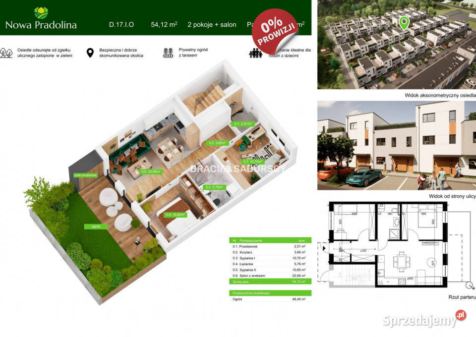 Mieszkanie Tarnów 5412m 3 pokoje własność