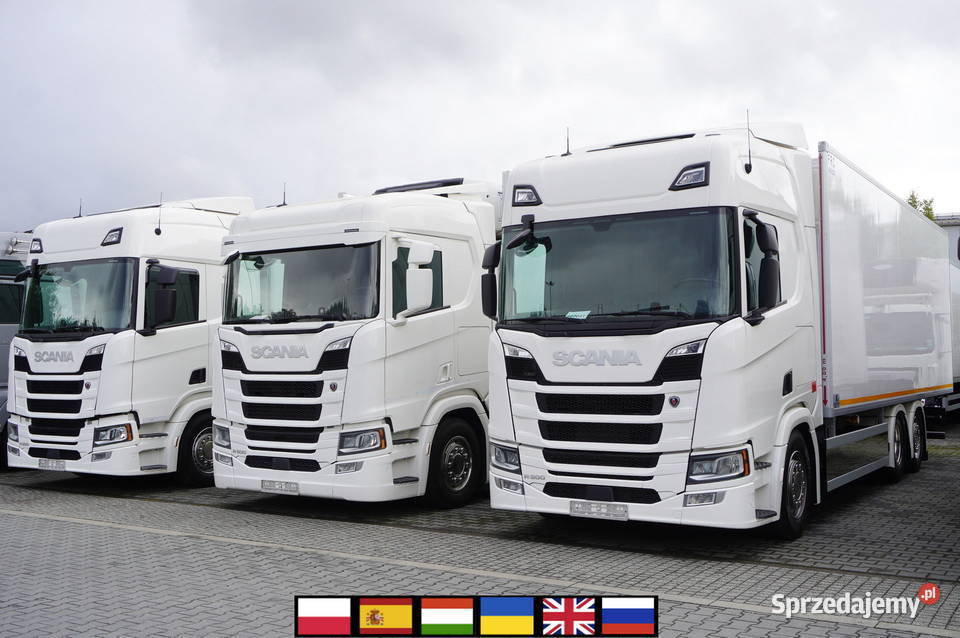 Scania R500 Zabudowa chłodnicza 3 oś skrętna jedno łóżko Kraków