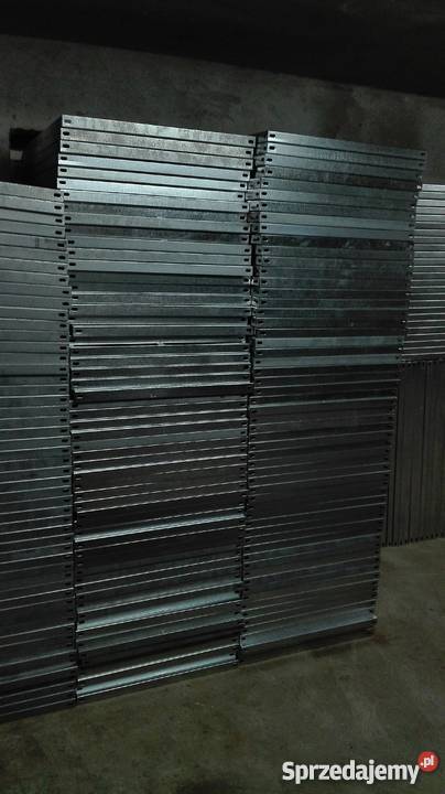 Półki regałowe metalowe 1000x500 ocynk 25 netto mazowieckie Kozienice