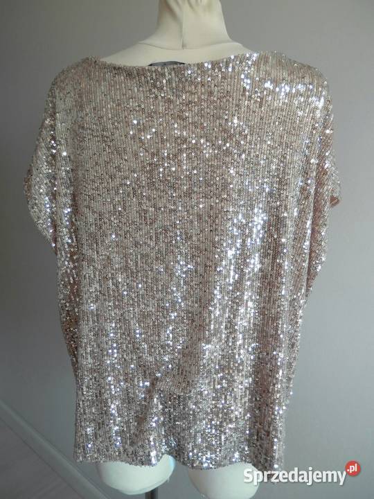 Bluzka Cekinowa Luźny Fason Wieczorowa Balowa podlaskie Łomża