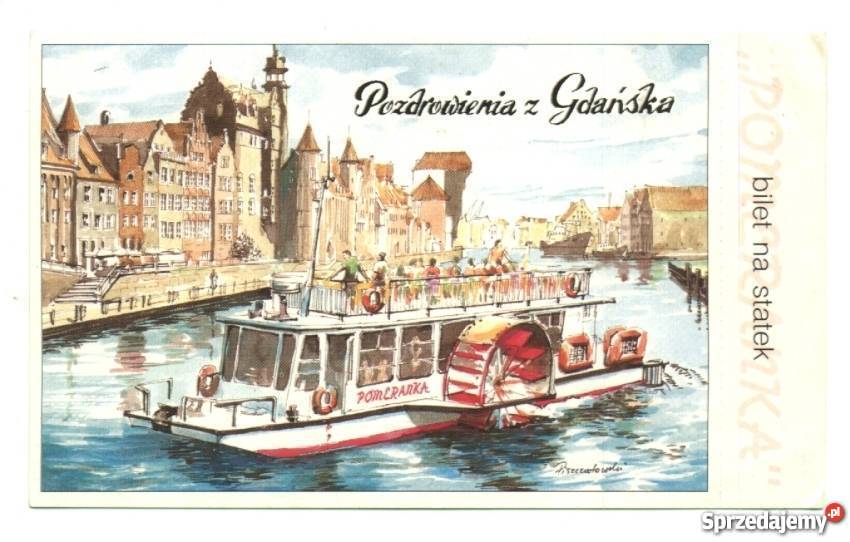 POCZTÓWKA POMORSKIE POZDROWIENIA Z GDAŃSKA Bytów