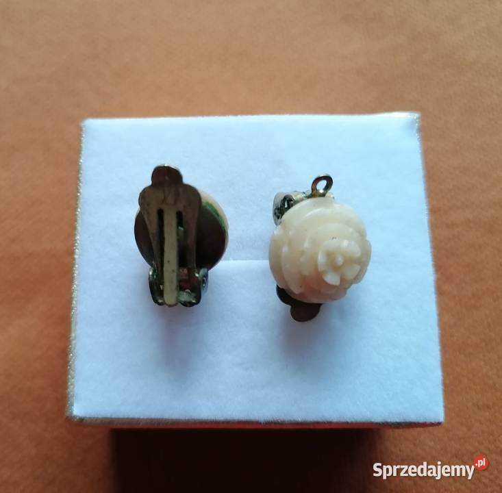 Klipsy różyczki łódzkie Łódź