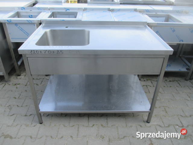 Zlew Gastronomiczny 1 Komorowy Z Półką 1207085 Ostrów Wielkopolski