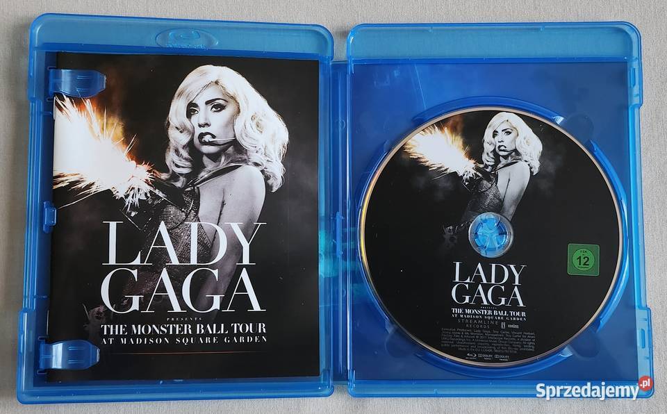 Lady Gaga koncert bluray 1 płyta Warszawa sprzedam