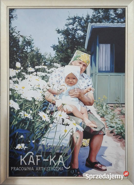 Portrety na zamówienie obrazy olejne na płótnie Katowice